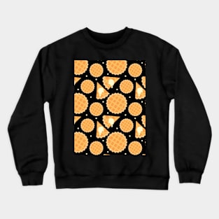 Apple Pie Thanksgiving Food Pattern Crewneck Sweatshirt